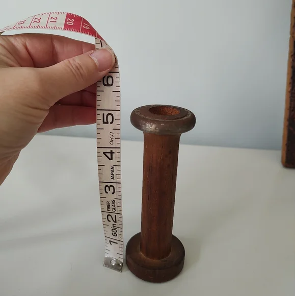 VTG Industrial Textile Mill Bobbin Primitive Decor - Picture 5 of 5